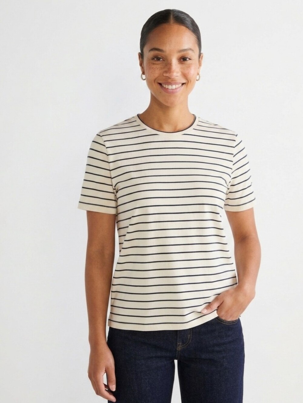 KULE The Striped Modern Tee - XL